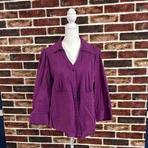 Alfani Purple Women's Blouse